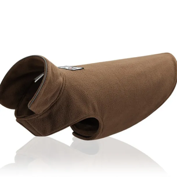 Fleece Dog Coat Pet Jacket Reflective For Cold Weather For Extra Large To Small Pets(grey)for Corgi Husky Yingdou Golden Retriever