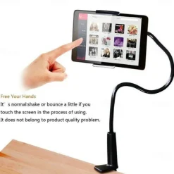 Flexible 360 Lazy Bed Desk Phone Holder & Stands Gooseneck Mount Stand For iPad Android Tablet