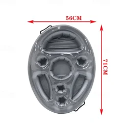 Floating Drink Holder for Pool, Floating Cabana Bar, Hot Tub Drink Holder for Adults, Inflatable Pool Accessories