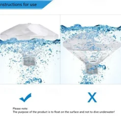 Floating Underwater Light RGB Submersible LED Disco Light Glow Show Swimming Pool Hot Tub Spa Atmosphere Decor Lamp Bath Light