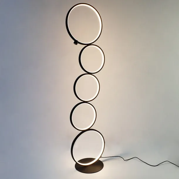 Floor Lamp Ambient Lamps / Decorative Modern Contemporary / Nordic Style LED power supply For Bedroom / Study Room / Office Aluminum 85-265V Black / White