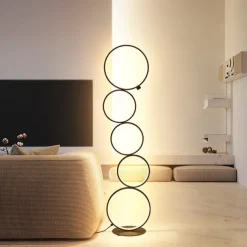 Floor Lamp Ambient Lamps / Decorative Modern Contemporary / Nordic Style LED power supply For Bedroom / Study Room / Office Aluminum 85-265V Black / White