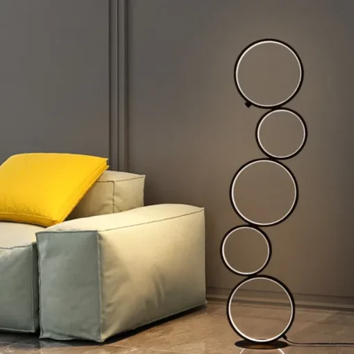 Floor Lamp Ambient Lamps / Decorative Modern Contemporary / Nordic Style LED power supply For Bedroom / Study Room / Office Aluminum 85-265V Black / White
