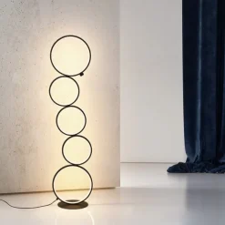 Floor Lamp Ambient Lamps / Decorative Modern Contemporary / Nordic Style LED power supply For Bedroom / Study Room / Office Aluminum 85-265V Black / White