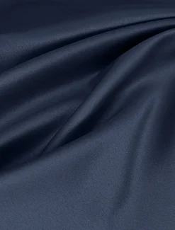 Floral A-Line Evening Gown Embroidered Elegant Dress Formal Wedding Floor Length Half Sleeve Shirt Collar Satin with Slit