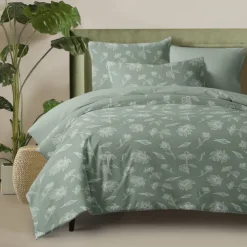 Floral Pattern Duvet Cover Full Size Bedding Set Bed Sets Quilt Cover Soft Lightweight Comforter Cover with 2 Pillowcases for Summer Spring