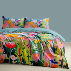 Floral Pattern Duvet Cover Set Set Soft 3-Piece Luxury Cotton Bedding Set Home Decor Gift King Queen Duvet Cover