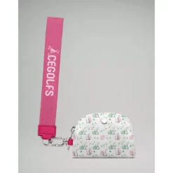 Floral Print Dual Pouch Wristlet