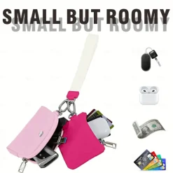 Floral Print Single Pouch Wristlet