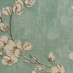 Floral Wallpaper Wall Covering Sticker Film Adhesive Required Flower Retro Idyllic Country Non Woven Home Décor 1000x53cm/393.7x20.87inch