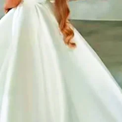 Flower Girl Dress Girls' First Communion Dress Party Dress Performance Wedding Party Princess Sweet Mesh Solid Color Sleeveless Crew Neck White 2-12 Years