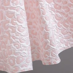 Flower Girl Dress Girls' Formal Dress Party Dress Wedding Special Occasion Adorable Sweet Ruched Zipper Solid Color Short Sleeve Crew Neck Light Green Pink 4-13 Years