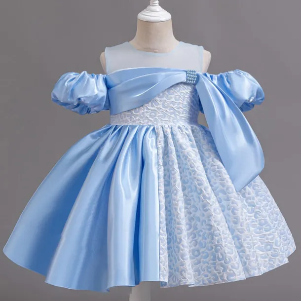Flower Girl Dress Girls' Formal Dress Party Dress Wedding Special Occasion Adorable Sweet Ruched Zipper Solid Color Short Sleeve Crew Neck Light Green Pink 4-13 Years