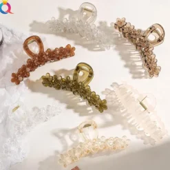 flower Large Claw Clips For Thick Hair Hair Claws For Thick Hair Long Hair Claw Clips Variety Pack Large Hair Clips For Thick Hair Cute Claw Clips For Long Hair