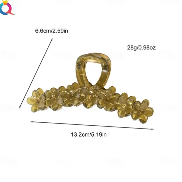 flower Large Claw Clips For Thick Hair Hair Claws For Thick Hair Long Hair Claw Clips Variety Pack Large Hair Clips For Thick Hair Cute Claw Clips For Long Hair