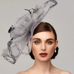 Flowers Feather Net Kentucky Derby Hat Fascinators Headpiece with Feather Floral 1PC Horse Race Ladies Day Melbourne Cup Headpiece dress to impress Race Day Dress 2025