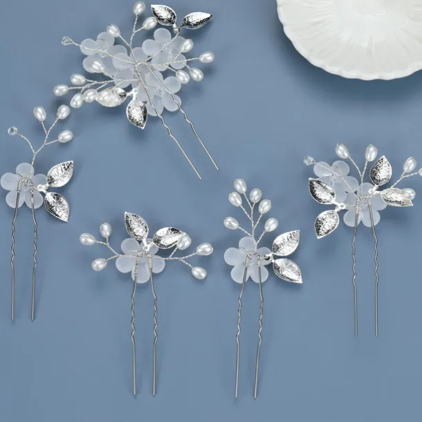 Flowers Headdress Headpiece Alloy Wedding Special Occasion Wedding Bridal With Imitation Pearl Flower Headpiece Headwear
