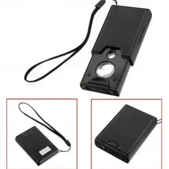 Foldable 3 in 1 30x 45x 60x LED UV Lighted Magnifier Jewelers Loupe Loop Magnifying Glass Jewelry Magnifier