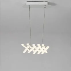 Foldable Modern LED Chandelier Dimmable Retractable Pendant Light with Remote Spiral Linear Hanging Pendant Light Fixtures 220-240V