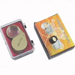 Folding Jewllery Loupe Portable Magnifying Glass 30x21 Portable Magnifier Loupe Magnifying Glass Size Lovely Magnifier Glasses Coins Stamps Antiques