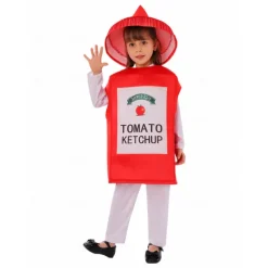 Foodie Halloween Cosplay Costume Halloween Group Family Costumes Carnival Costume Funny Costume Kid's Boys' Girls' Carnival Masquerade Performance Easy Halloween Costumes Dress Up