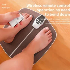 Foot Massager Foot Massage Pad Foot Pulse Electric Foot Massager Foot Spa Machine Intelligent Acupuncture Foot Massage Pad Massager Acupuncture Points Capture Muscle Relaxation Long Lasting Conti