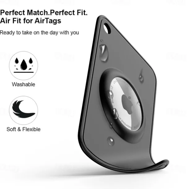 For Airtag Wallet HolderFlexible Silicone Slim Airtag Wallet Card -Ultra-Thin Airtag Case - Wallet Airtag Holder Stays Hidden for PursesHandbags Backpack Wallets & Clutch Bags
