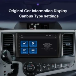 for Toyota Sienna 2011-2014 Car Radio Multimedia Video Player Navigation Stereo GPS Android Auto Carplay