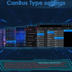 for Toyota Sienna 2011-2014 Car Radio Multimedia Video Player Navigation Stereo GPS Android Auto Carplay