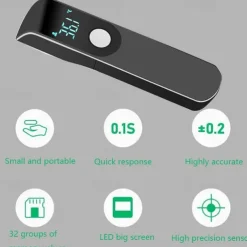 Forehead Thermometer for Portable Handheld LCD Display Digital Electronic Thermometer Household Infrared Thermometer High Accurate Non-contact