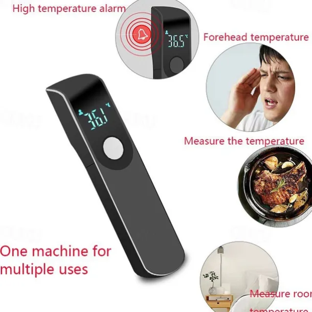 Forehead Thermometer for Portable Handheld LCD Display Digital Electronic Thermometer Household Infrared Thermometer High Accurate Non-contact