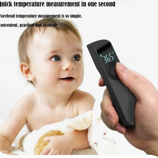 Forehead Thermometer for Portable Handheld LCD Display Digital Electronic Thermometer Household Infrared Thermometer High Accurate Non-contact