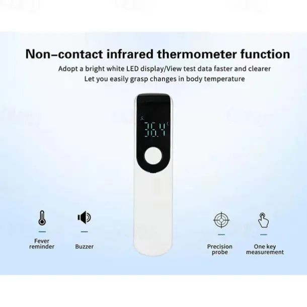 Forehead Thermometer for Portable Handheld LCD Display Digital Electronic Thermometer Household Infrared Thermometer High Accurate Non-contact