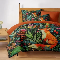 Forest Animal Duvet Cover Set - Includes Duvet Cover and Pillowcases - Nature-Inspired Design with Woodland Creatures - Soft and Comfortable Fabric - Perfect for Cozy Bedroom Decor