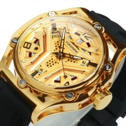 FORSINING Men Mechanical Watch Fashion Casual Wristwatch Automatic Self-winding Calendar Waterproof Decoration Silicone Gel Watch