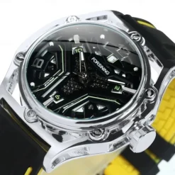 FORSINING Men Mechanical Watch Fashion Casual Wristwatch Automatic Self-winding Calendar Waterproof Decoration Silicone Gel Watch
