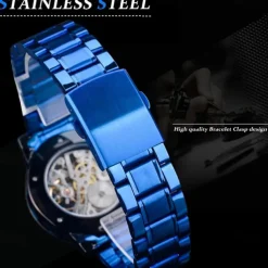 FORSINING Men Mechanical Watch Luxury Large Dial Fashion Business Automatic Watch Self-winding Luminous Calendar Stainless Steel Watch Male Clock