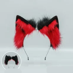 Fox Clip Cat Ears Headband Wolf Paws Cosplay Costume Carnival Fancy Party Costume Accessories