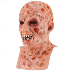 Freddy Krueger Halloween Mask Halloween Props Halloween Horror Scary Costume Adults' Men's Halloween Carnival Easy Halloween Costumes Dress Up