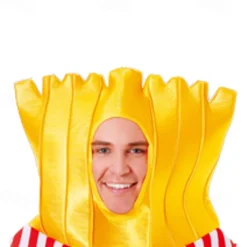 Fries Halloween Cosplay Costume Funny Costumes Carnival Costume Cosplay Adults' Men's Women's Carnival Masquerade Mardi Gras Performance Party Halloween Easy Halloween Costumes Dress Up