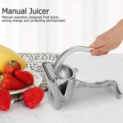Fruit Juicer Orange Lemon Squeezer Extractor Stainless Steel Portable Manual Juicing Tool Easy to Use for Home