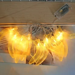 Fruit String Lights 1.5M 10 LEDS/3M 20LEDS Strawberry Banana Kiwi Pineapple Shape String Fairy Lights for Home Room Party Decoration