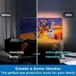 49.2ft LED RGB Light Strips 3x5m 5050 SMD 450 Leds Waterproof 10mm Fexible Strip Light Tape Color Changing with 44key IR Remote Controller Kit DC 12V