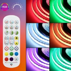 32.8ft 10m COB Bluetooth LED Smart Strip Lights Christmas Decor Music Sync RGB APP Color Changing for Bedroom Home TV Back Light DIY Décor