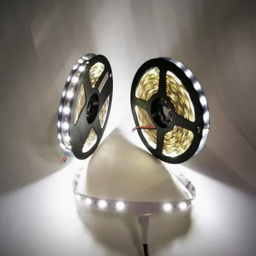 32.8ft 10m LED Light Strips Flexible Tiktok Lights Not-Waterproof 600 Units SMD 5050 10mm LEDs DC12V for Holiday Home Party Indoor Decoration