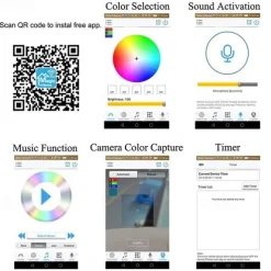 32.8Ft 10M Smart WiFi LED Light Strip RGB Tiktok Light Waterproof 5050 300LEDs Work with Alexa Google With 24 Keys Remote Control