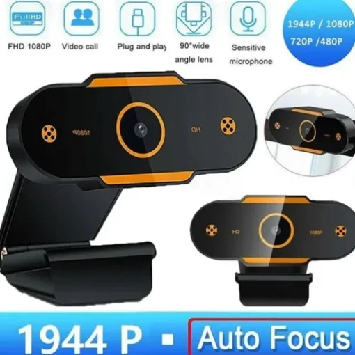 Full 1080P Autofocus HD Webcam Web USB Camera Microphone for PC Desktop Laptop
