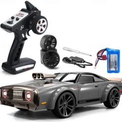 Full Scale Electric 4WD High Speed Muscle Drift Car Demon Eye RC Model Racing 38kmh
