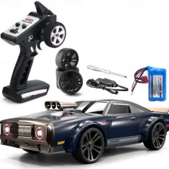 Full Scale Electric 4WD High Speed Muscle Drift Car Demon Eye RC Model Racing 38kmh