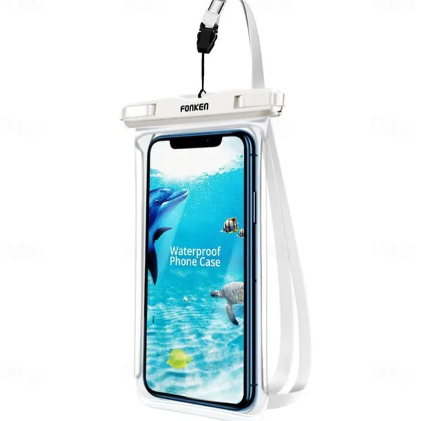 Full View Waterproof Case for Phone Underwater Snow Rainforest Transparent Dry Bag Swimming Pouch Big Mobile Phone Covers